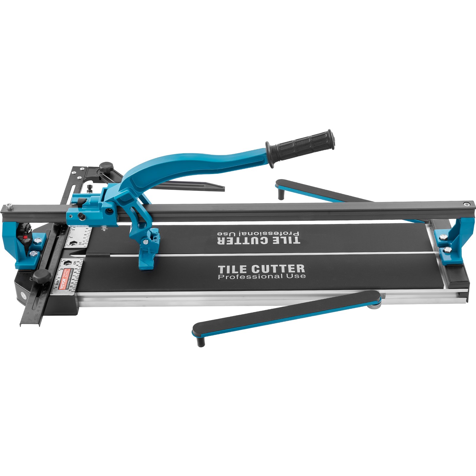 VEVOR 600 mm Tile Cutter Single Rail Double Brackets Manual Tile Cutter 1.5 cm Cap w/Precise Laser Manual Tile Cutter Tools for Precision Cutting