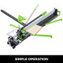 31" Manual Tile Cutter Laser Guide Cutting Machine Porcelain Ceramic Adjustable