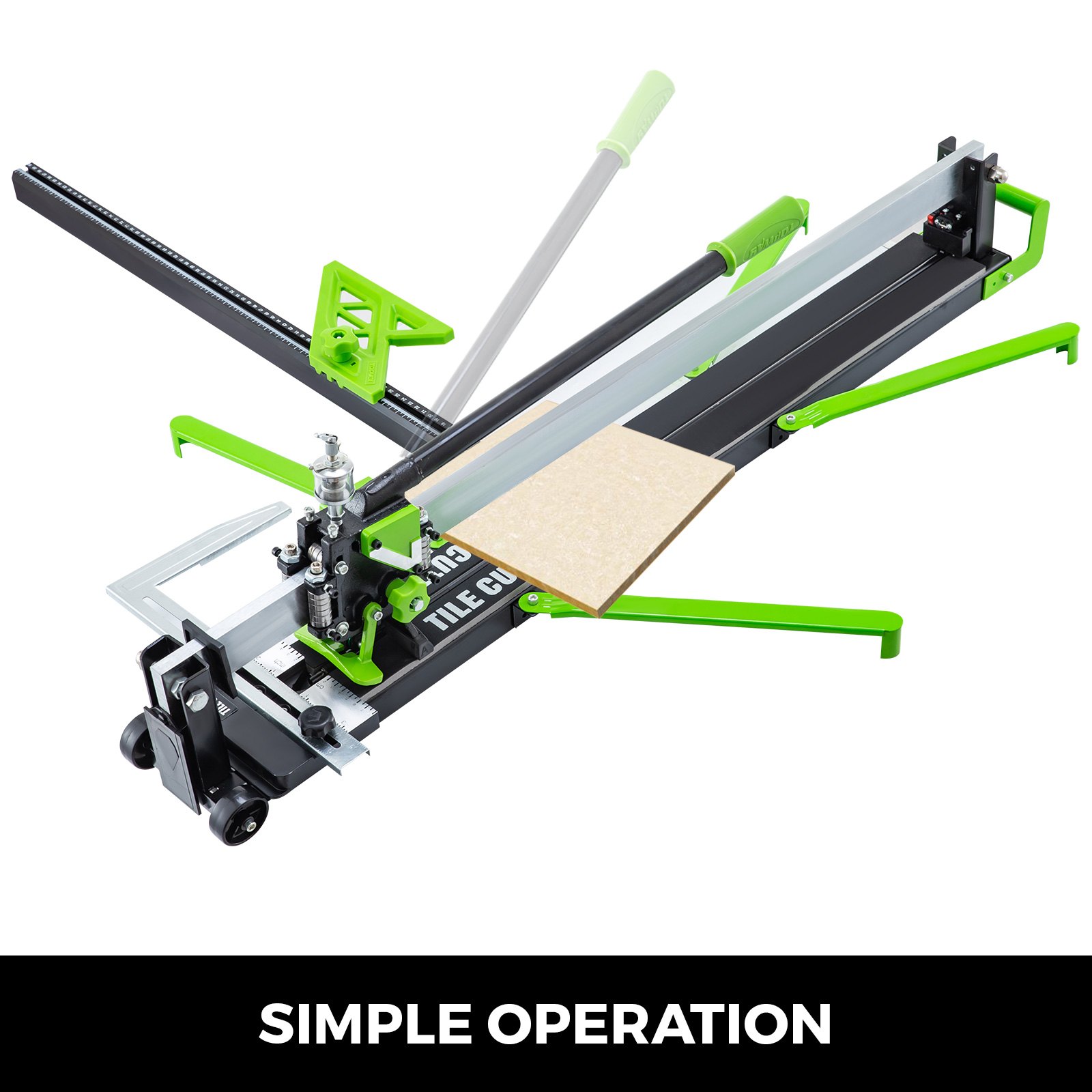 31" Manual Tile Cutter Laser Guide Cutting Machine Porcelain Ceramic Adjustable