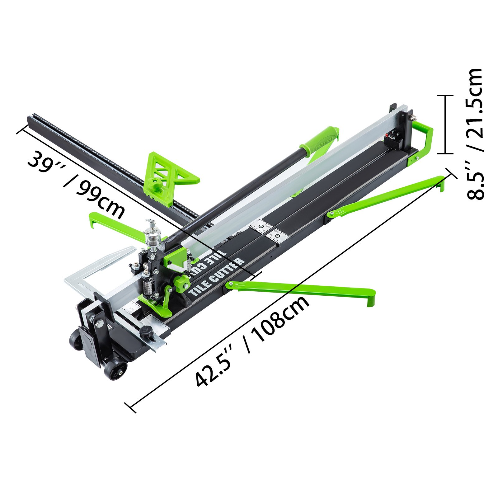 31" Manual Tile Cutter Laser Guide Cutting Machine Porcelain Ceramic Adjustable