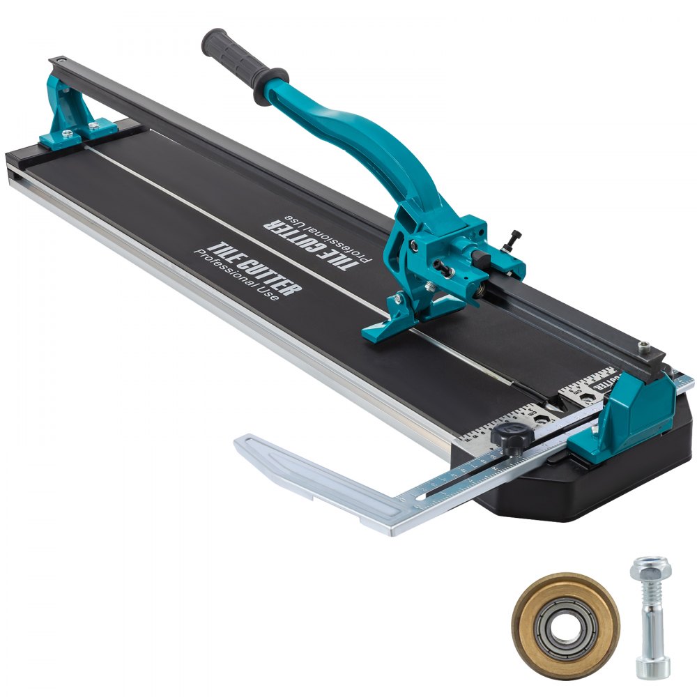VEVOR Tile Cutter 31 Inch,Manual Tile Cutter Single Rail w/Precise Laser Positioning, Alloy Cutter Wheel with Ergonomic Handle, Accurate Rulers, For Large Tile 0.24\"-0.59\" Thickness