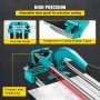 VEVOR 31 Inch/800mm Tile Cutter Double Rails & Brackets Manual Tile Cutter 3/5 in Cap w/Precise Laser Manual Tile Cutter Tools for Precision Cutting