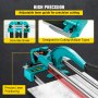 VEVOR Tile Cutter31in Cutting Tool w/ Laser Positioning Double Rails & Bracketsa