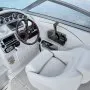 Controle de aceleração para barco VEVOR, caixa de controle remoto lateral para motor de popa Mercury PT 2 tempos, 881170A15, com interruptor de compensação hidráulica, arnês de 16,3 pés com 8+4 pinos e cordão de segurança