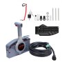 VEVOR Boat Throttle Control, 703-48205-16 Side-Mounted Outboard Remote Control Box for Yamaha 4-Stroke, Marine Throttle Control Box with Power Trim Switch, 16.6 ft Harness 10 Pin, and Lanyard