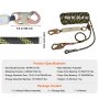 VEVOR Vertical Lifeline Assembly 0.55'' x 100' Fall Protection Rope 30 KN ANSI