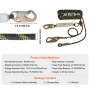 VEVOR Vertical Lifeline Assembly 0.55'' x 25' Fall Protection Rope 30 KN ANSI