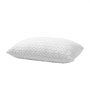 Almohada de cama VEVOR para dormir, tamaño king, almohada de hotel de lujo de calidad con relleno de espuma viscoelástica, soporte y ajustable, incluye funda de almohada de fibra natural, ropa de cama para quienes duermen boca arriba, boca abajo y de lado.