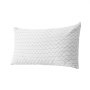 Almohada de cama VEVOR para dormir, tamaño king, almohada de hotel de lujo de calidad con relleno de espuma viscoelástica, soporte y ajustable, incluye funda de almohada de fibra natural, ropa de cama para quienes duermen boca arriba, boca abajo y de lado.