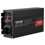 VEVOR Pure Sine Wave Inverter, 1000 Watt, DC 12V to AC 230V Power Inverter with 1 AC Outlets 1 USB Port 1 Type-C Port, Remote Control for Small Home Devices like Smartphone Laptop, CE FCC Certified