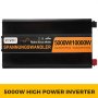 VEVOR 5000w 24v 230v Pure Sine Power Inverter Generator 10000w Peak Praktisk