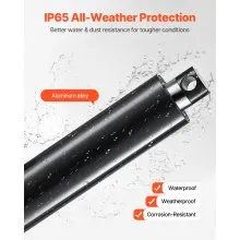 VEVOR 12V Linear Actuator, 200mm Stroke Ultra Heavy-Duty 9000N Linear Motion Actuator, IP65-Rated 5mm/s with Mounting Brackets for Industrial Machinery Vessels, Heavy Lifting Systems