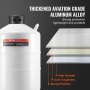 Rezervor de azot lichid VEVOR 20 L din aliaj de aluminiu Recipient LN2 Dewar 6 canistre