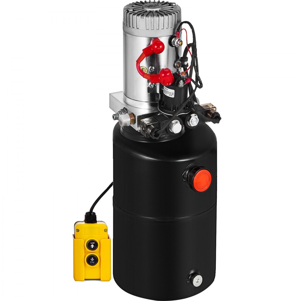 6 Quart Double Acting Hydraulic Pump Dump Trailer Lifting Control Kit Lift