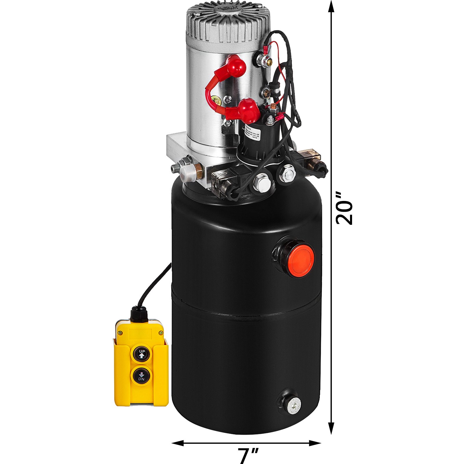 6 Quart Double Acting Hydraulic Pump Dump Trailer Lifting Control Kit Lift