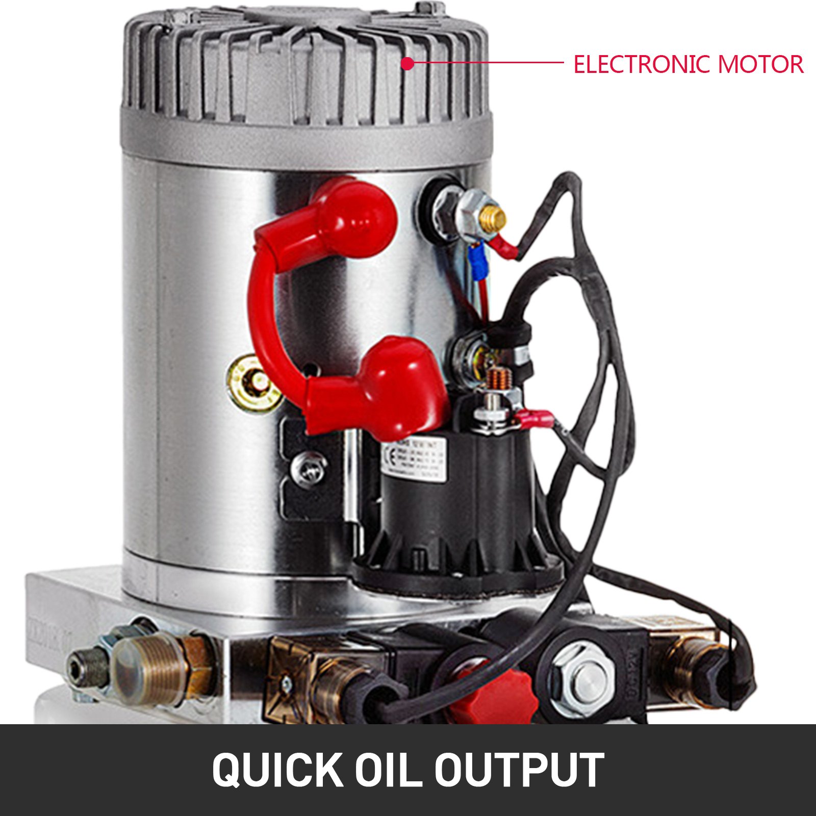 13 Quart Double Acting Hydraulic Pump Dump Trailer Repair Unit Pack Power Unit