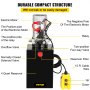 Hydraulisk pumpe Elektrisk hydraulisk pumpe 13 Quart Enkeltvirkende for dumperhenger