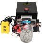 VEVOR Hydraulic Power Unit 12 Volt Dump Trailer Hydraulic Pump Double Acting 15 Quart Hydraulic Pump Electric Hydraulic Cylinder Pump with Brass Pressure Gauge For Dump Trailer Lift Gates & Trucker