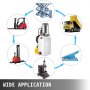 VEVOR 6 Quart Hydraulic Pump Hydraulic Power Unit (Plastic, 6 Quart/Double Action)