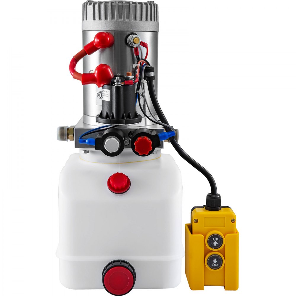 3 Quart Double Solenoid Double Acting Hydraulic Pump Car Trailer Power Unit