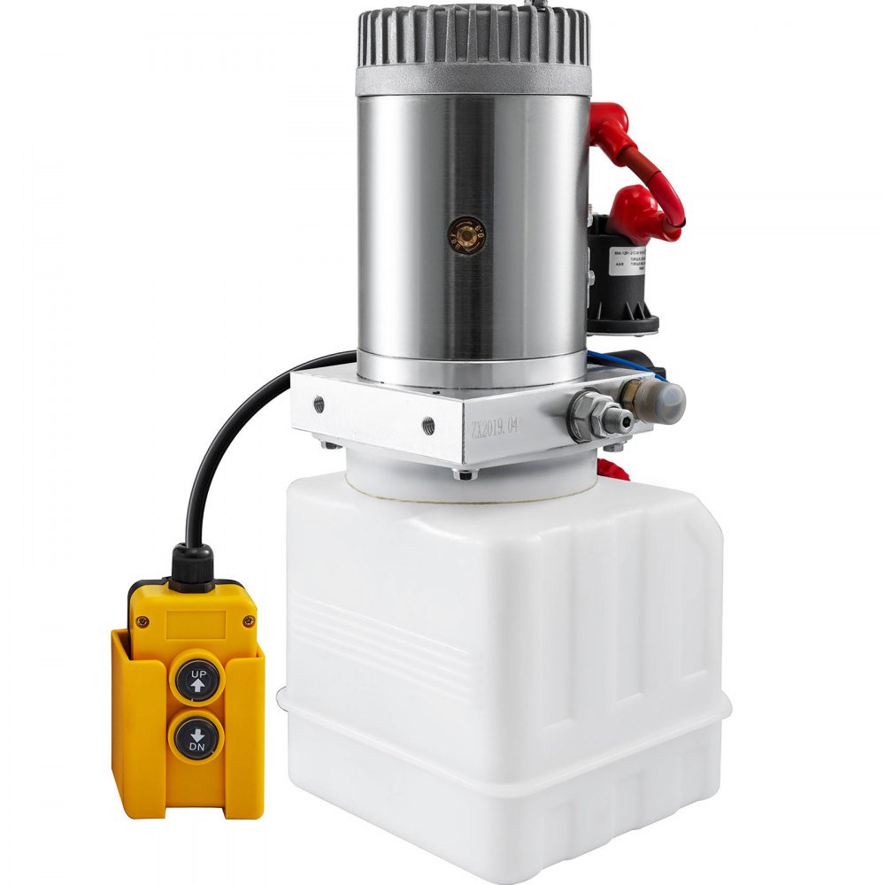 3 Quart Double Solenoid Double Acting Hydraulic Pump Car Trailer Power Unit
