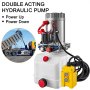 3 Quart Double Solenoid Double Acting Hydraulic Pump Car Trailer Power Unit