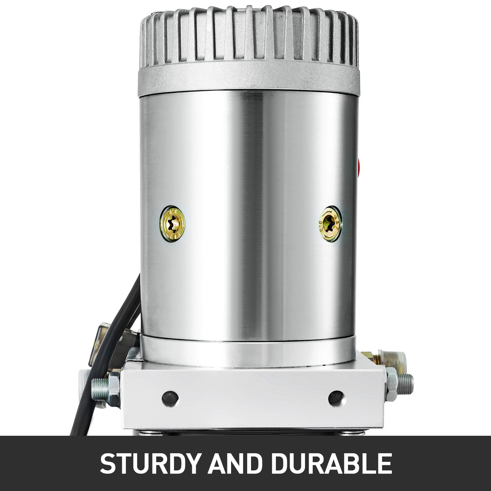 VEVOR Hydraulic Power Unit 3 Quart Hydraulic Pump Double Acting Hydraulic Dump Trailer 12V with Steel Reservoir Hydraulic Power Pack for Car Lifting