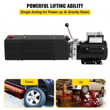 Hydraulic Pump 208-230 volt Electric Hydraulic Pump 4.0 Gallon Electric Hydraulic Pump Plastic