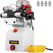 12V DC Double Acting Double Solenoid Hydraulic Power Pack 4.5L Tank