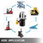 Hydraulic Power Unit Single Acting Hydraulic Pump With 4l Oil Tank