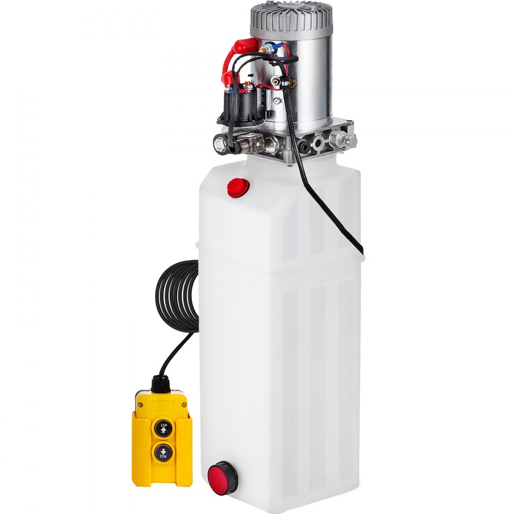 15 Quart Single Acting Hydraulic Pump Dump Trailer Control Kit Remote Power Unit