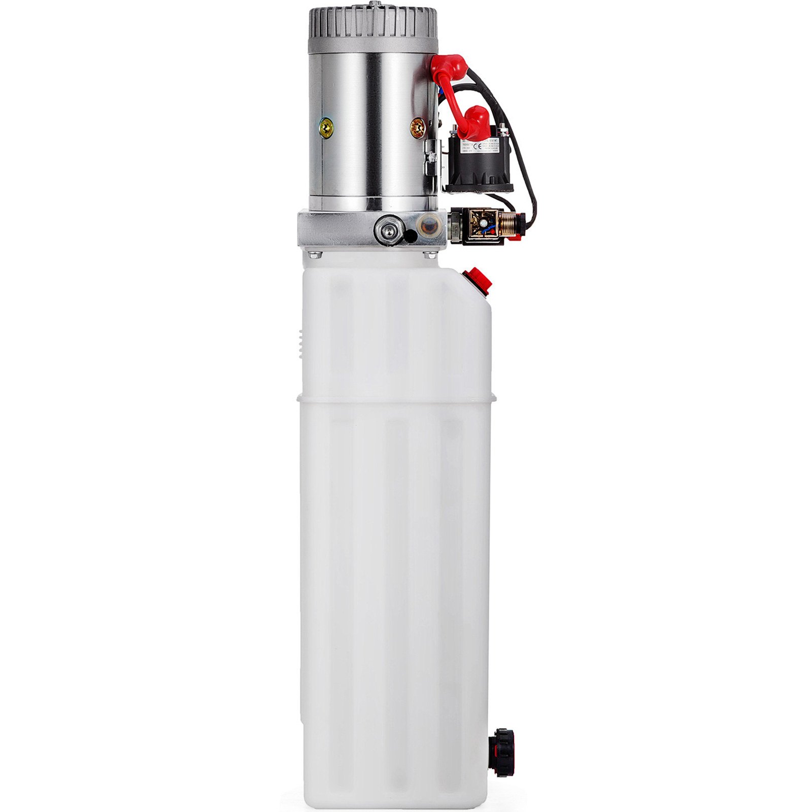 VEVOR Hydraulic Pump 12V Hydraulic Motor Hydraulic Power Unit, Dump Trailer Hydraulic Pump Double Acting Hydraulic Power Pack Electric Hydraulic Pump Manual with 12L Hydraulic Reservoir for Car Lift