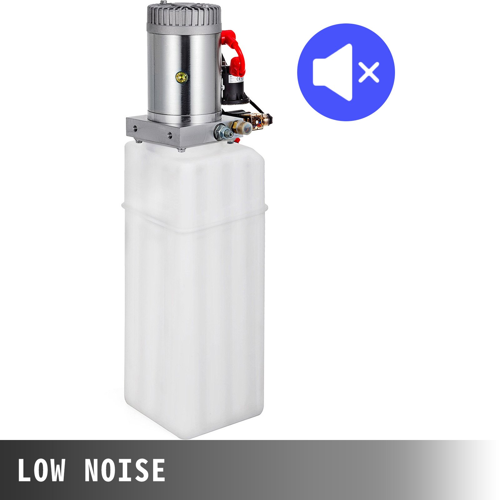 VEVOR Hydraulic Pump 12V Hydraulic Motor Hydraulic Power Unit, Dump Trailer Hydraulic Pump Double Acting Hydraulic Power Pack Electric Hydraulic Pump Manual with 12L Hydraulic Reservoir for Car Lift