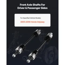 VEVOR CV Axle Shaft Assembly 2PCS Front Left & Right for 2005-2006 Honda Odyssey