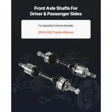 VEVOR CV Axle Shaft Assembly 2PCS Front Left & Right for 03-22 Toyota 4Runner