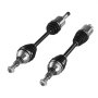 Conjunto de semieje CV VEVOR, 2 piezas delanteras izquierda y derecha (lado del conductor y del pasajero), pares de semiejes de repuesto para automóviles compatibles con Chevrolet Traverse 2009-2017, acero aleado y acero al carbono