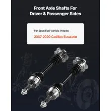 VEVOR CV Axle Shaft Assembly 2PCS Front Left & Right for 07-20 Cadillac Escalade
