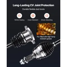 VEVOR CV Axle Shaft Assembly 2PCS Front Left & Right for 07-20 Cadillac Escalade