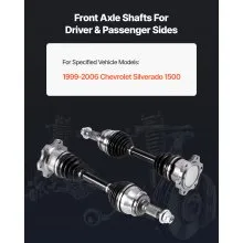 VEVOR CV Axle Shaft Assembly 2PCS Front L & R for 99-06 Chevrolet Silverado 1500