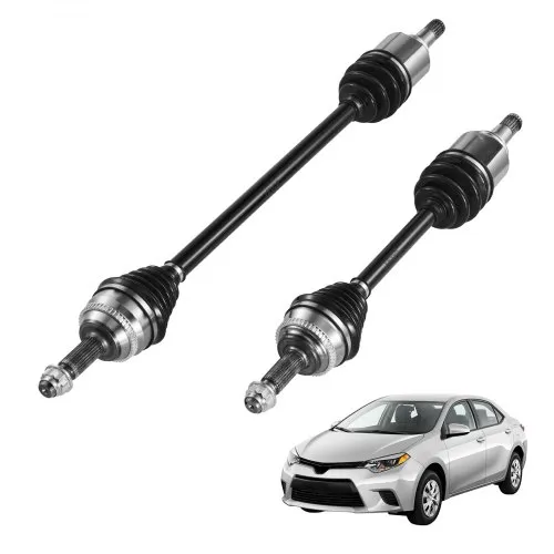 VEVOR CV Axle Shaft Assembly, 2 Pieces Front Left & Right (Driver and Passenger Side), Automotive Replacement CV Joint Axles Pair Compatible with 2009-2018 Toyota Corolla, Alloy Steel & Carbon Steel