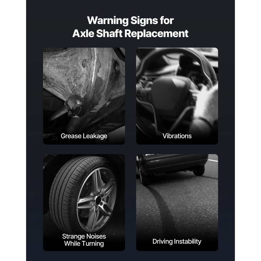 VEVOR CV Axle Shaft Assembly, 2 Pieces Front Left & Right (Driver and Passenger Side), Automotive Replacement CV Joint Axles Pair Compatible with 2009-2018 Toyota Corolla, Alloy Steel & Carbon Steel