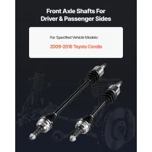VEVOR CV Axle Shaft Assembly 2PCS Front Left & Right for 09-18 Toyota Corolla