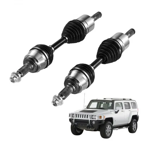 VEVOR CV Axle Shaft Assembly, 2 Pieces Front Left & Right Side (Driver and Passenger Side), Automotive Replacement CV Joint Axles Pair Compatible with 2006-2010 Hummer H3, Alloy Steel & Carbon Steel