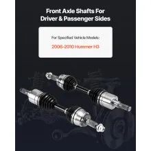 VEVOR CV Axle Shaft Assembly 2PCS Front Left & Right for 2006-2010 Hummer H3