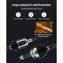 VEVOR CV Axle Shaft Assembly, 2 Pieces Front Left & Right (Driver and Passenger Side), Automotive Replacement CV Joint Axles Pair Compatible with 2004-2010 Toyota Sienna, Alloy Steel & Carbon Steel