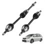 VEVOR CV Axle Shaft Assembly, 2 Pieces Front Left & Right (Driver and Passenger Side), Automotive Replacement CV Joint Axles Pair Compatible with 2004-2010 Toyota Sienna, Alloy Steel & Carbon Steel