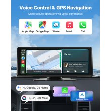 Car Stereo Radio CarPlay Touchscreen 10 in Apple Android Auto Bluetooth