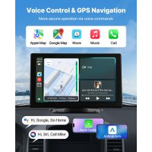 Car Stereo Radio CarPlay Touchscreen 9 in Apple Android Front/Rear Camera