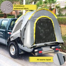 VEVOR Truck Tent 6.5’, Truck Bed Tent, Pickup Tent for Full Size Truck, Waterproof Truck Camper, 2-Person Sleeping Capacity, 2 Mesh Windows, Easy To Setup Truck Tents For Camping, Hiking, Fishing