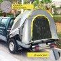 VEVOR Truck Tent 6' Tall Bed Truck Bed Tent, Pickup Tent for Mid Size Truck, Waterproof Truck Camper, 2-Person Sleeping Capacity, 2 Mesh Windows, Easy to Setup Truck Tents for Camping, Hiking